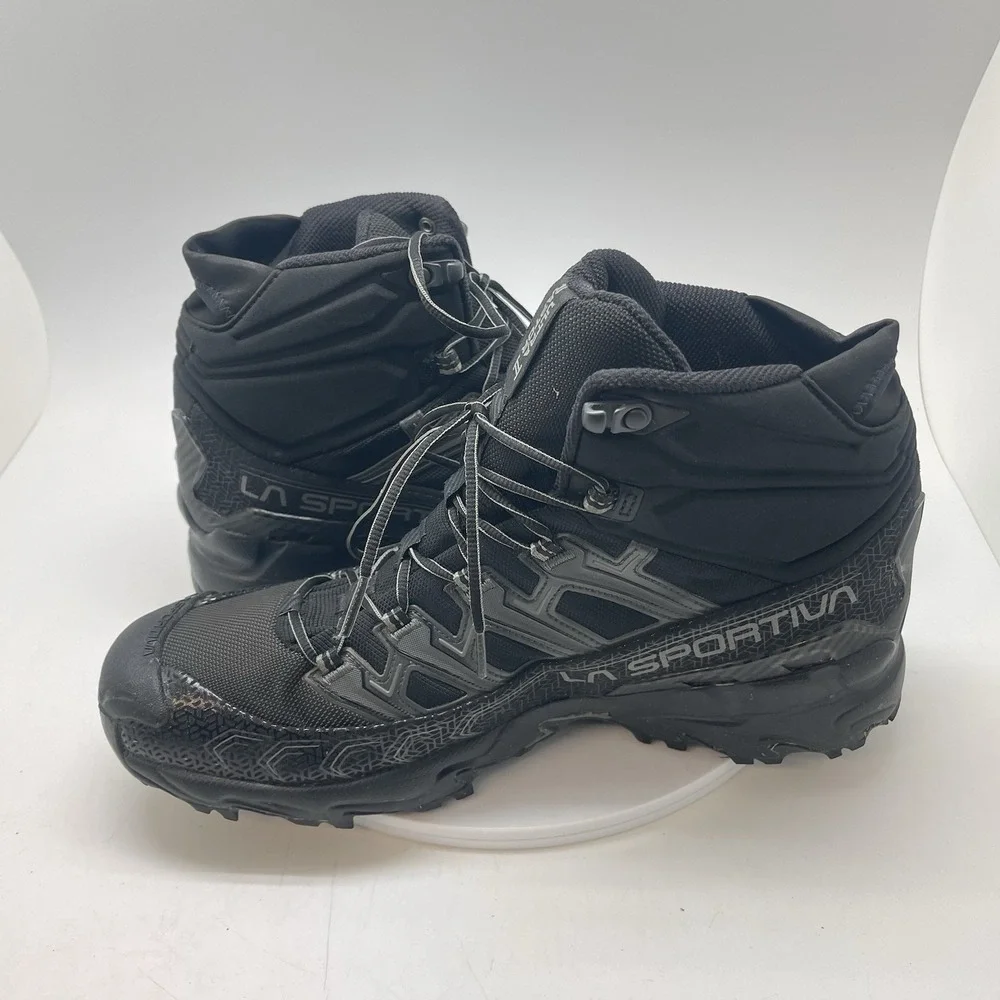 La Sportiva Ultra Raptor II Mid GTX Boots Mens 13.5 Black Trail Hiking Shoes